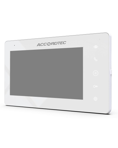 AT-VD710W WH. Монитор домофона цветной с функцией «свободные руки». AccordTec в Мытищах