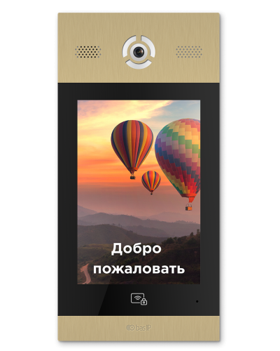 AA-14FB GOLD. Вызывная панель подъездного IP-домофона. BAS-IP в Мытищах