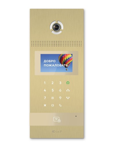AA-12FB GOLD. Вызывная панель подъездного IP-домофона. BAS-IP в Мытищах