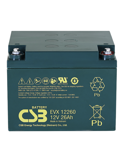 CSB EVX 12260. Аккумулятор герметичный свинцово-кислотный. CSB в Мытищах