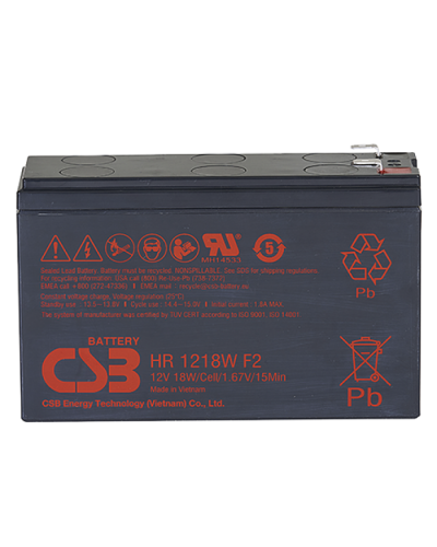 CSB HR 1218W. Аккумулятор герметичный свинцово-кислотный. CSB в Мытищах