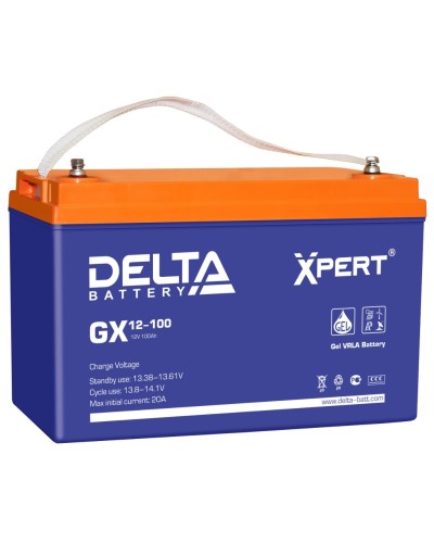 Delta GX 12-100. Аккумулятор герметичный свинцово-кислотный. Delta в Мытищах