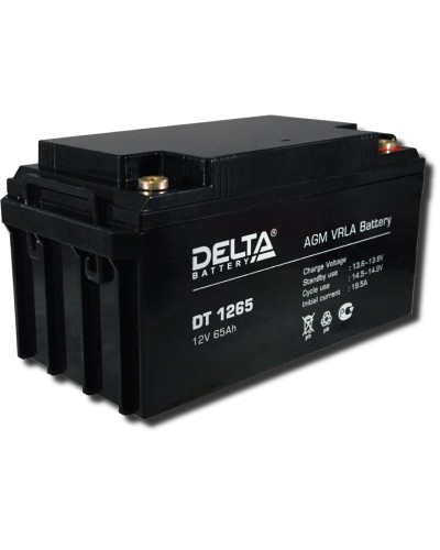 Delta DT 1265. Аккумулятор герметичный свинцово-кислотный. Delta в Мытищах