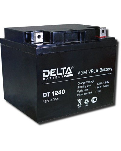 Delta DT 1240. Аккумулятор герметичный свинцово-кислотный. Delta в Мытищах