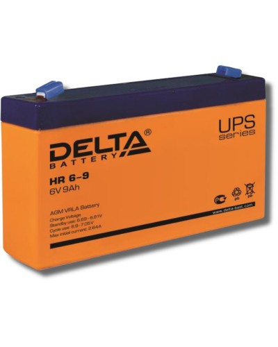 Delta HR 6-9. Аккумулятор герметичный свинцово-кислотный. Delta в Мытищах