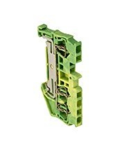 JXB-ST-2.5 3-проводная, земля, желто-зеленная (plc-jxb-st-2.5-3-pen). Колодка клеммная пружинная. EKF в Мытищах