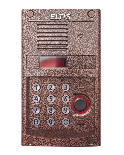 DP300-RDC24 (медь). Блок вызова домофона. ELTIS в Мытищах