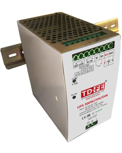 UPS 300W/24V/DIN. Источник вторичного электропитания резервированный. FARADAY в Мытищах