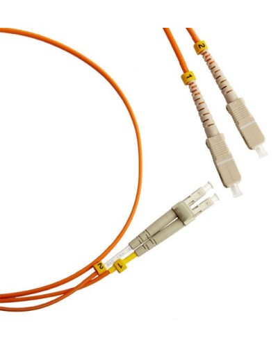 FC-D2-50-LC/PR-SC/PR-H-3M-LSZH-OR. Патч-корд волоконно-оптический LC-SC. Hyperline в Мытищах