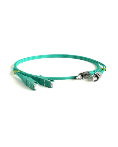 FC-D2-503-SC/PR-ST/PR-H-3M-LSZH-AQ. Патч-корд волоконно-оптический многомодовый. Hyperline в Мытищах