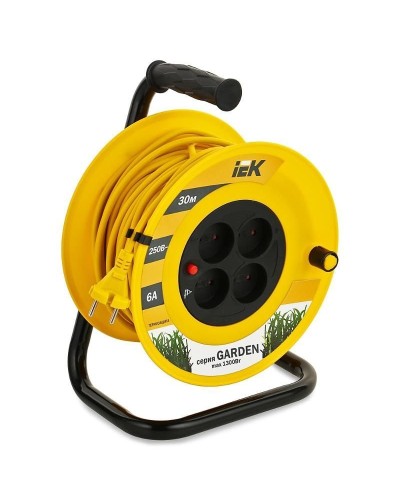 УК30 4 места, 30м (WKP23-06-04-30). Удлинитель на катушке Garden. IEK в Мытищах