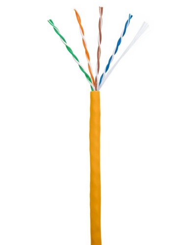 U/UTP 4pair, Cat5e, In, LSZH (EC-UU004-5E-LSZH-OR). Кабель «витая пара» (LAN) для структурированных систем связи. NETLAN в Мытищах