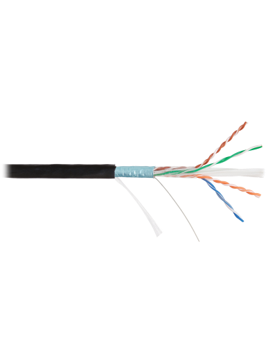 F/UTP 4pair, Cat6, Solid, Out, PVC (NMC 4240B-BK). Кабель «витая пара» (LAN) для структурированных систем связи. NIKOMAX в Мытищах