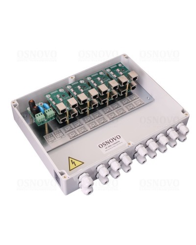 SP-IP8/1000PW. Устройство грозозащиты цепей Ethernet. OSNOVO в Мытищах