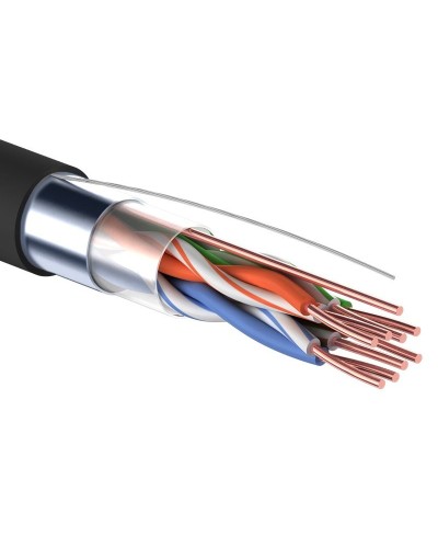 F/UTP 4PR 24AWG, CAT5e. OUTDOOR, 305м. PROconnect (01-0154). Кабель «витая пара» (LAN) для структурированных систем связи. PROCONNECT в Мытищах