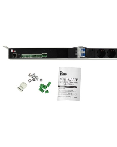 R-MC1-32-4x2S-2x3C13-2x2C19-A-1820-K. Блок силовых розеток с контроллером. REM в Мытищах
