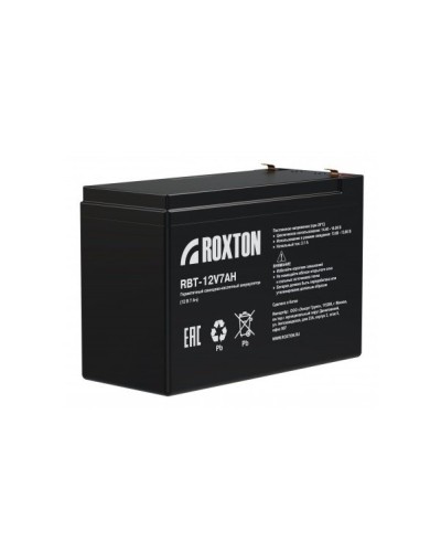 RBT-12V7AH. Аккумулятор герметичный свинцово-кислотный. ROXTON в Мытищах