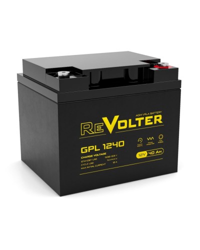 Revolter GPL 1240. Аккумулятор автомобильный герметичный свинцово-кислотный. Revolter в Мытищах