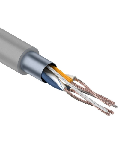 F/UTP, CAT 5e, PVC, 2PR, 24AWG, INDOOR, STRANDED, серый, 305м, REXANT (01-0125). Кабель «витая пара» (LAN) для структурированных систем связи. Rexant в Мытищах