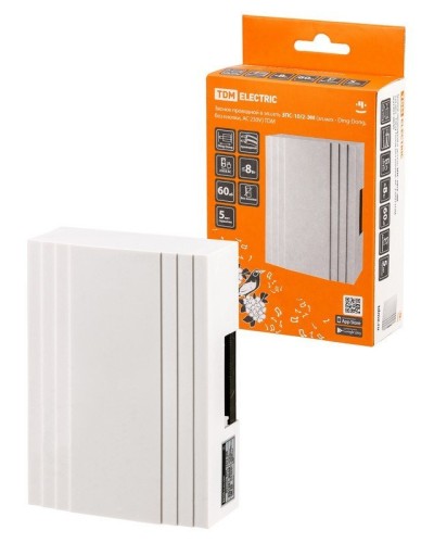 ЗПС-10/2-ЭМ, эл.мех - Ding-Dong, без кнопки, AC 230V (SQ1901-0046). Звонок проводной. TDM ЕLECTRIC в Мытищах