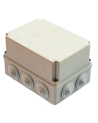 Коробка ОП 190х140х120мм, крышка, IP55, 10 гермовводов (SQ1401-1246). Распаячная коробка. TDM ЕLECTRIC в Мытищах