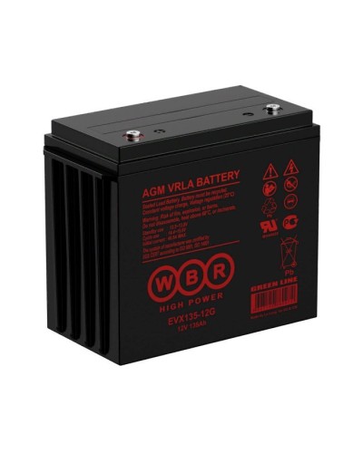 WBR EVX135-12G. Аккумулятор герметичный свинцово-кислотный. WBR в Мытищах