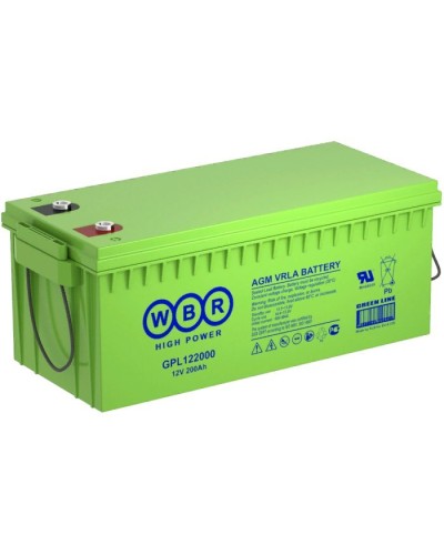 WBR GPL122000. Аккумулятор герметичный свинцово-кислотный. WBR в Мытищах