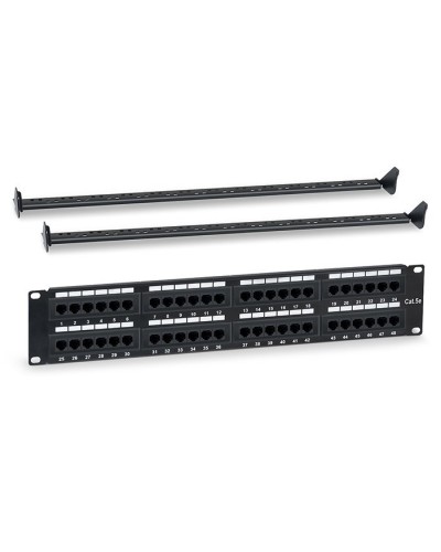 WR-PL-48-C5E-D. Патч-панель 19. WRLine в Мытищах