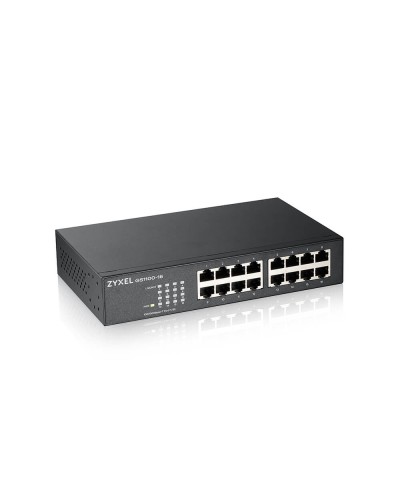 GS1100-16-EU0103F. Коммутатор 16xGE, rack 19, бесшумный. ZYXEL в Мытищах