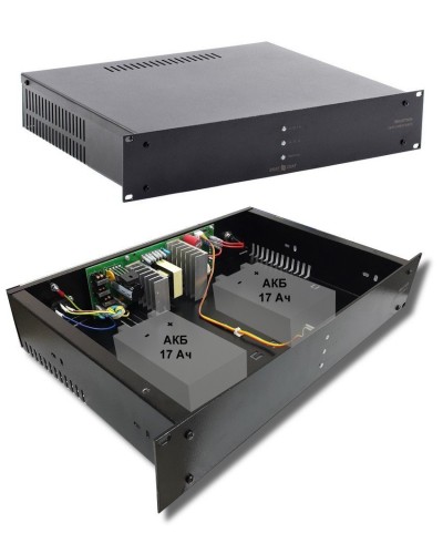СКАТ-1200И7 RACK (СКАТ ИБП-12/5-2x17-RACK) (2142). Источник вторичного электропитания резервированный. Бастион в Мытищах