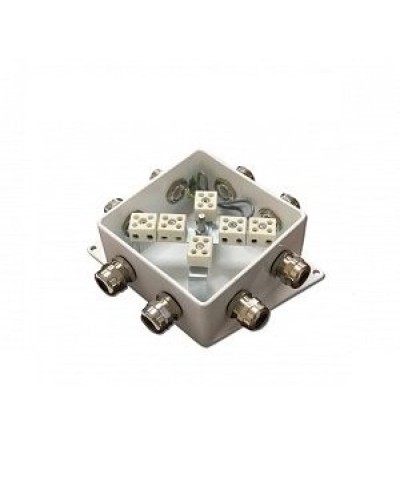 КМ-О (12к*10,0)-IP66-120х120, три ввода: Коробка монтажная огнестойкая в Мытищах